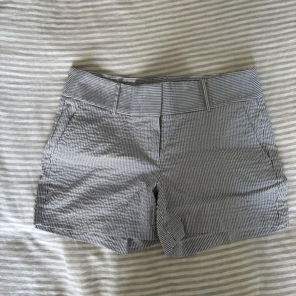 Ann-taylor Women's Grey and Blue Shorts